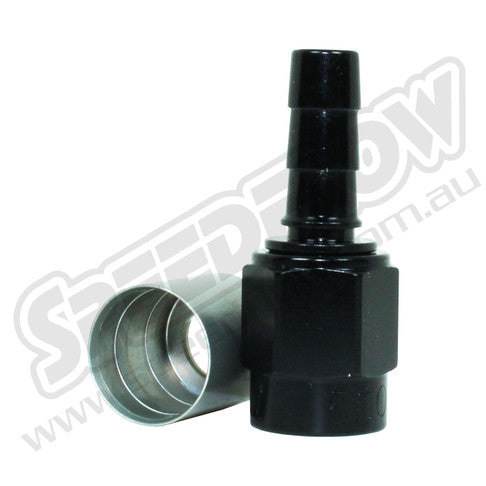 Speedflow Straight Hose End - Fuel Injection Crimp