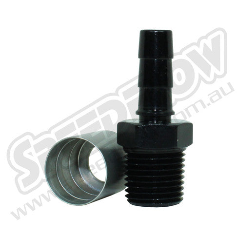 Speedflow Male 1/8-27 NPT - Fuel Injection Crimp