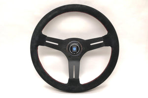 Nardi 330mm Suede Competition with Black Spokes