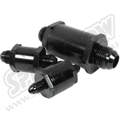 Speedflow -03 One Way Poppet Check Valve- Black