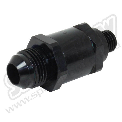 Speedflow -08AN 'Non Return Valve - Metric' -  M12X1.5Mm - Black