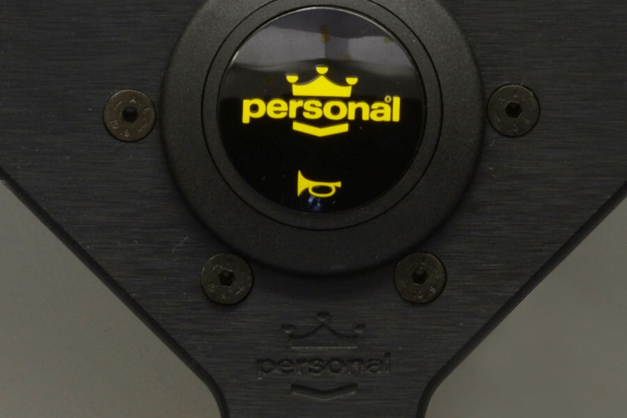 Personal 330mm Black Leather Grinta