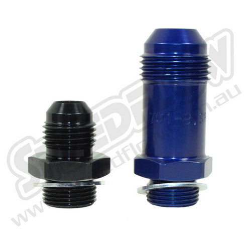 Speedflow -06AN Holley & Demon Carburettor Adapter - 9/16" -24 - Black