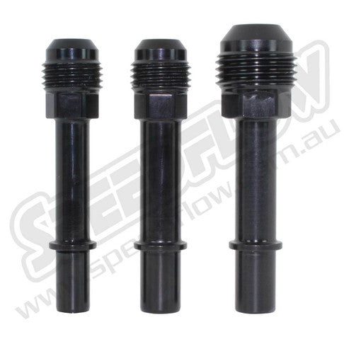 Speedflow -06AN Gm Efi Tube Adapter - 5/16" - Black