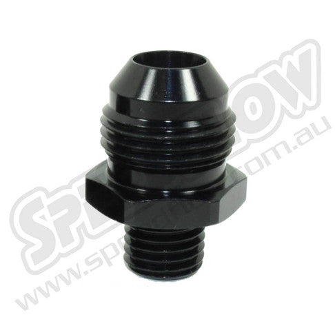 Speedflow 06AN 'Male Metric Adapter' - M12X1.25mm - Black