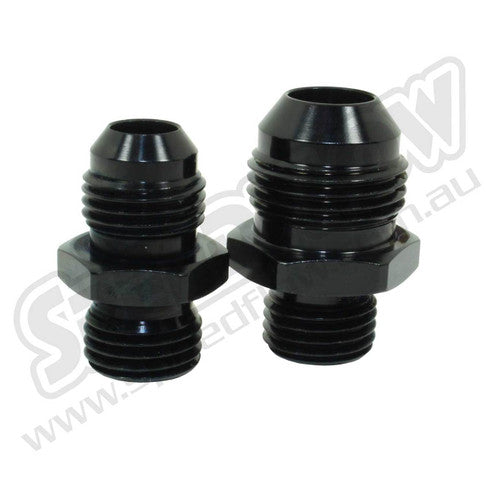 Speedflow -04AN 'Male Metric Adapter' - M14X1.5Mm - Black