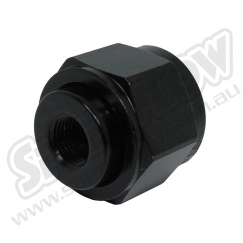 Speedflow 759-08-02-Black Black Bottle Adaptor 1/2BSPP 1/8NPT
