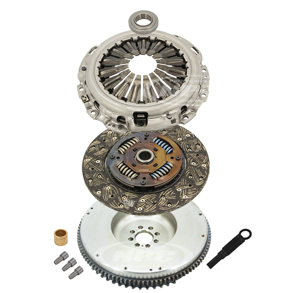 NPC Heavy Duty Organic Clutch & Flywheel Package - DMF Thai D40