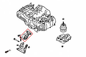 Hardrace Front Engine Mount - Subaru Legacy BM/BR
