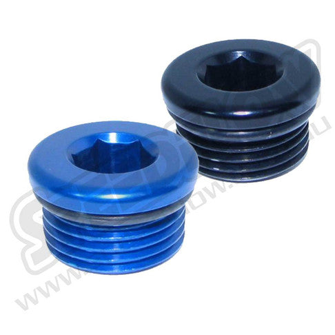 Speedflow -06AN 'In Hex O-Ring Plug' - Black