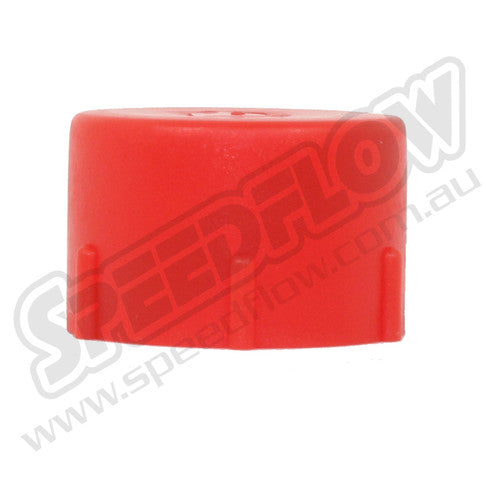 Speedflow -06AN 'Flare Cap' - Red Plastic