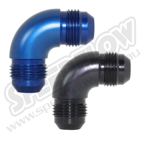 Speedflow -08AN 'Male 90° Flare Union' - Black