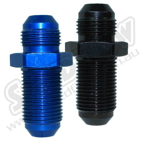Speedflow -16AN 'Straight  Bulkhead' - Black