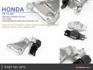 Hardrace Left Side Hardened Engine Mount (Transmission, Race Version) - Honda GK3/4/5/6