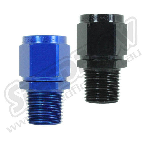 Speedflow -06AN 'AN Female To NPT Male Adapter' - 1/4" - Black