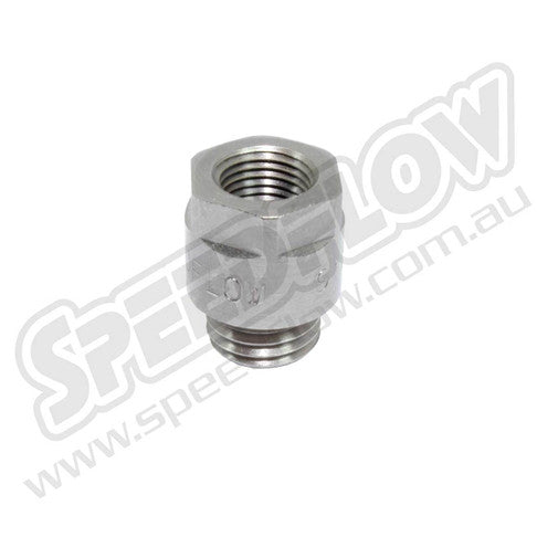 Speedflow M12X1.25Mm 'Metric Reducing Bush' - 1/8"NPT - Steel