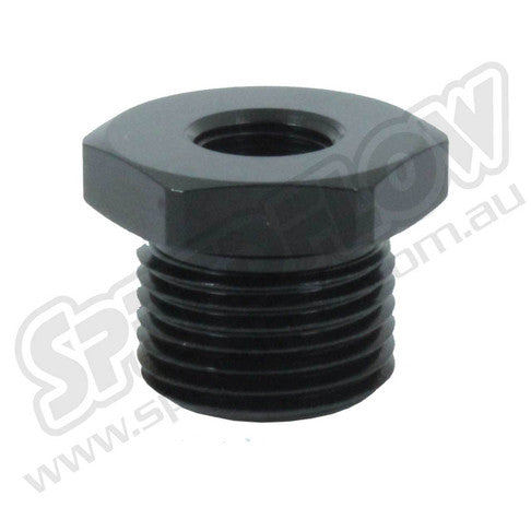 Speedflow M18X1.5Mm 'Metric Reducing Bush' - 1/8"NPT - Black