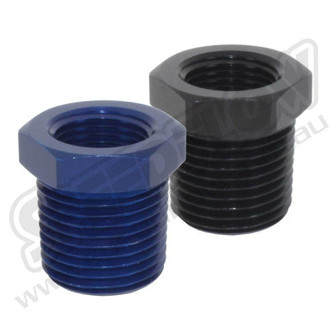 Speedflow 1/2" 'NPT Reducing Bush' - 1/8"NPT - Black