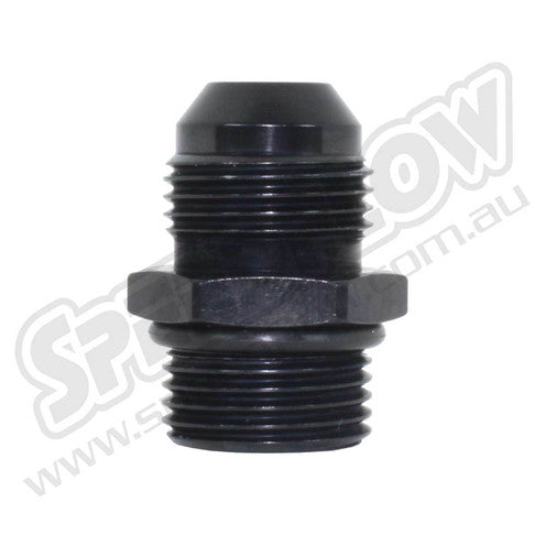 Speedflow 10AN 'Straight Male Port Adapter' 12AN Port - Black