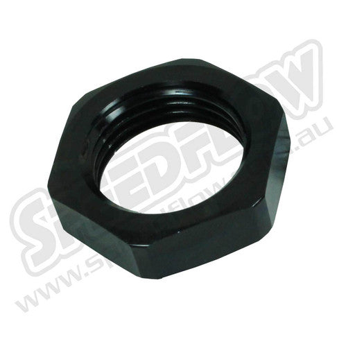 Speedflow -03AN 'Bulkhead Nut' - Black