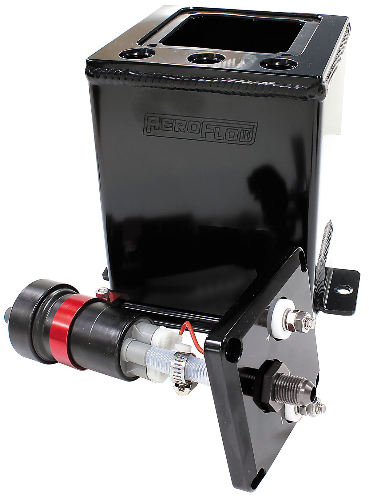 Aeroflow Single 40mm Pump Surge Tank - Black Finish