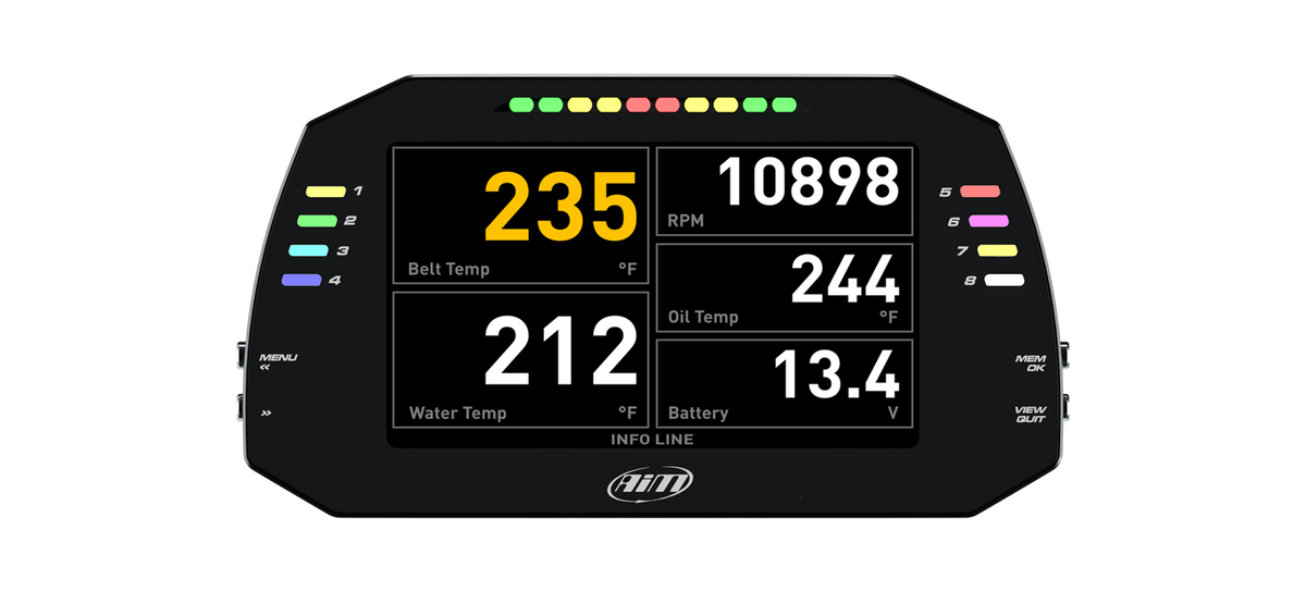 AiM MXG 1.2 Strada Display Dash