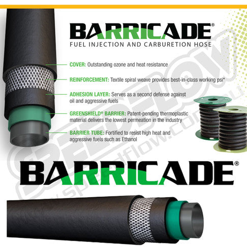 3/8 BARRICADE HOSE - 250ft (76.2m) ROLL