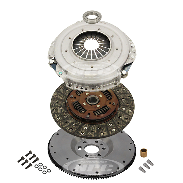 NPC Super Heavy Duty Organic Clutch & Flywheel (122 tooth) Package - Hemi 6