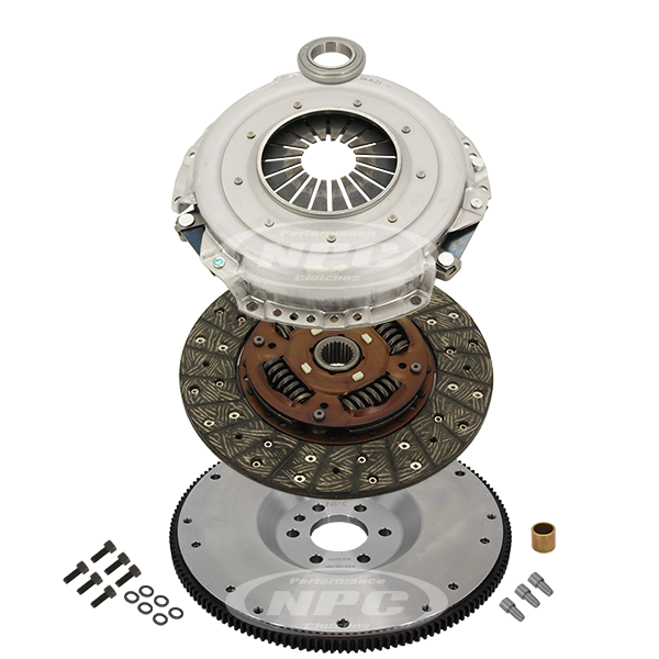 NPC Super Heavy Duty Organic Clutch & Flywheel (148 tooth) Package - Hemi 6