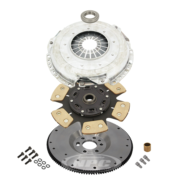 NPC Super Heavy Duty Button Clutch & Flywheel (122 tooth) Package - Hemi 6