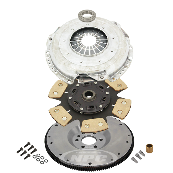 NPC Super Heavy Duty Button Clutch & Flywheel (148 tooth) Package - Hemi 6