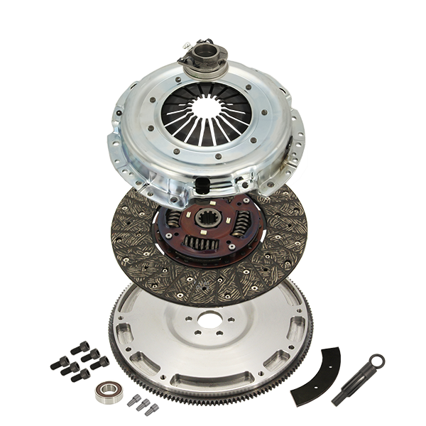 NPC Super Heavy Duty Organic Clutch & Flywheel Package - Injected Windsor/Cleveland