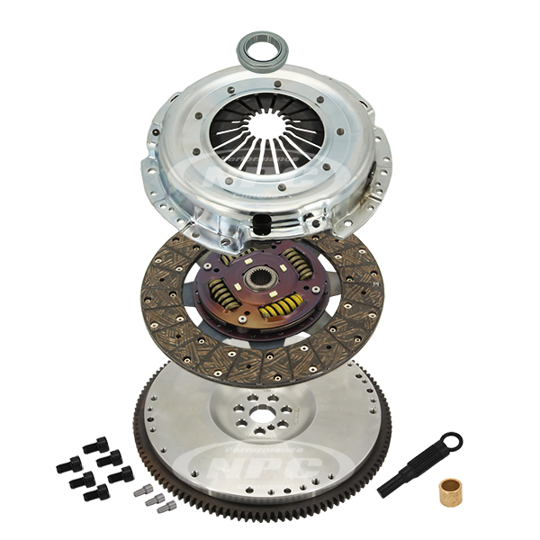 NPC Super Heavy Duty Organic Clutch & Flywheel Package (Heavy Weight 19kg Flywheel) - TD42 n/a