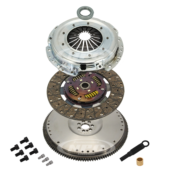 NPC Super Heavy Duty Organic Clutch & Flywheel Package (Standard Weight 15kg Flywheel) - TD42 n/a