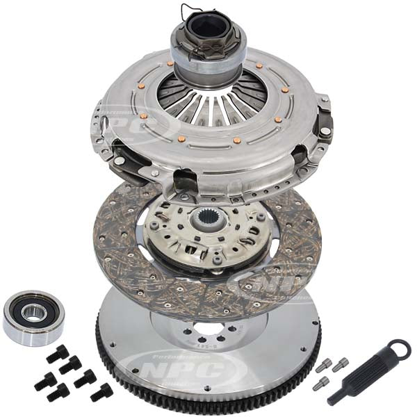 NPC Super Heavy Duty Organic 1300 Clutch & Flywheel Package - 1HZ Landcruiser