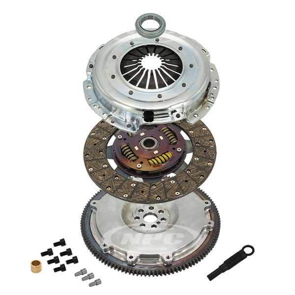 NPC Super Heavy Duty Organic Clutch & Flywheel Package  (Lightweight 10kg flywheel) - TD42 TURBO/T