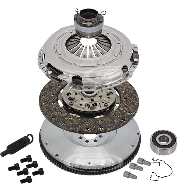 NPC Super Heavy Duty Organic 1300 Clutch & Flywheel Package - 1HD Landcruiser