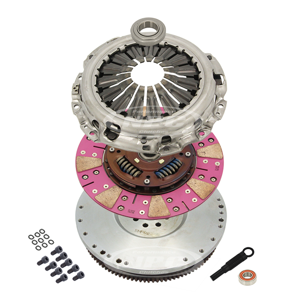 NPC Super Heavy Duty Cushion Button Clutch & Flywheel Package - 6-Speed SR20