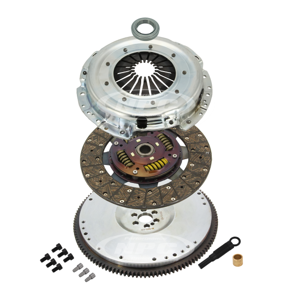 NPC Super Heavy Duty Organic Clutch & Flywheel Package (Standard Weight 15kg Flywheel) - TB Petrol Patrol