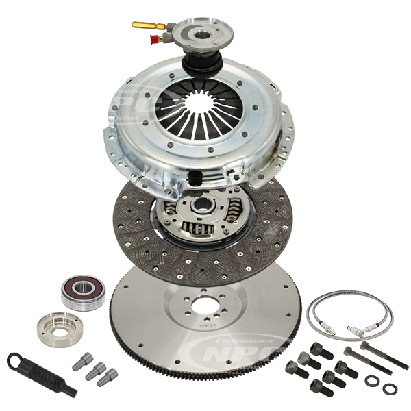 NPC Super Heavy Duty Organic Clutch & Flywheel Package (firm pedal feel) - VE V8