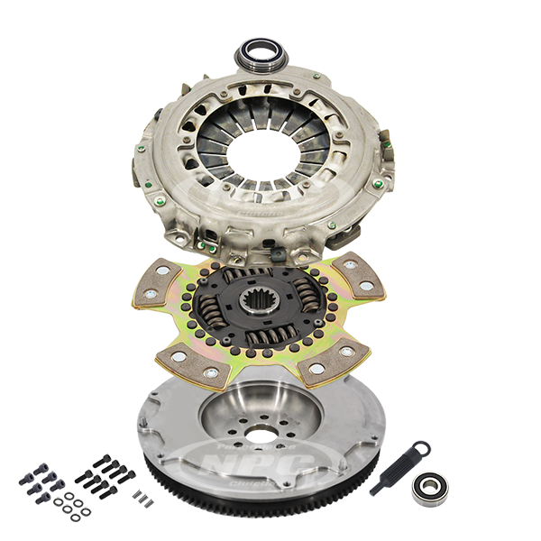 NPC Super Heavy Duty Button Clutch & Flywheel Package - JZA80 6-Speed