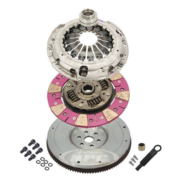 NPC Super Heavy Duty Cushion Button Clutch & Flywheel Package - Mazda3 SP23