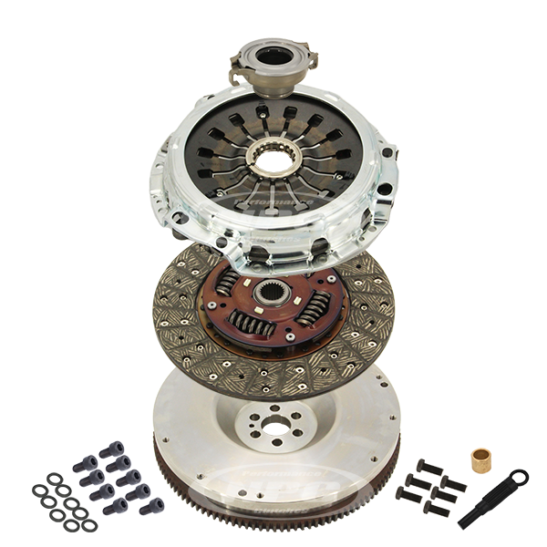 NPC Super Heavy Duty Organic Clutch & Solid Conversion Flywheel Package - BNR34 Skyline