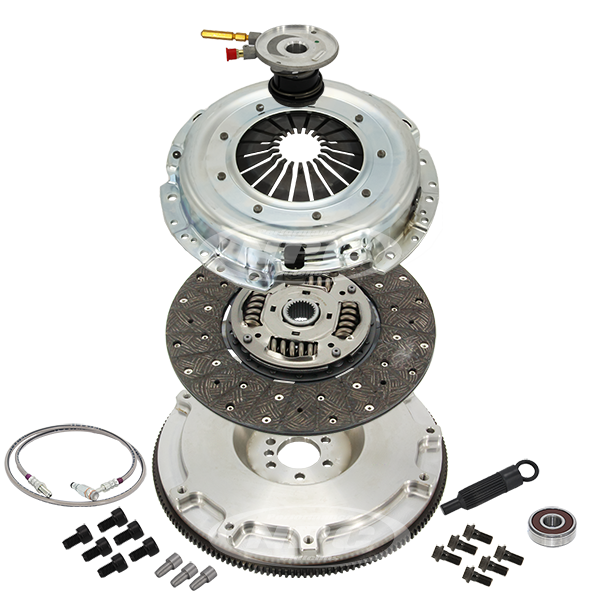 NPC Super Heavy Duty Organic Clutch & Flywheel Package (firm pedal feel) - VE/VF V8