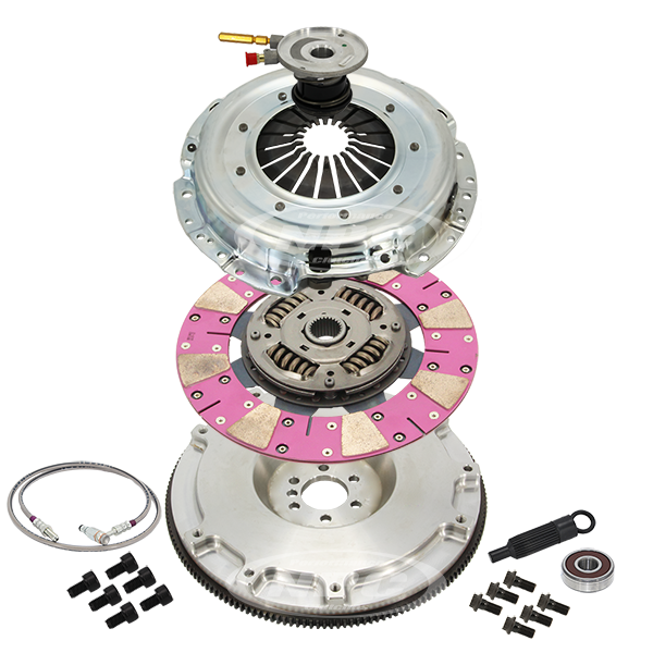 NPC Super Heavy Duty Cushion Button Clutch & Flywheel Package (firm pedal feel) - VE/VF V8