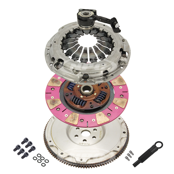 NPC Super Heavy Duty Cushion Button Clutch & Flywheel Package - Focus RS
