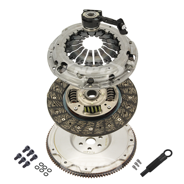 NPC Super Heavy Duty Organic Clutch & Flywheel Package - Focus RS