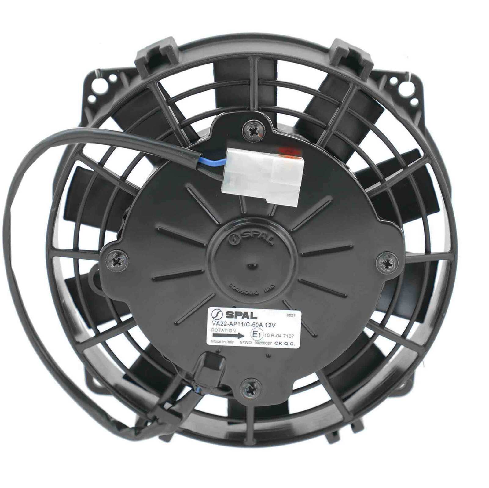 PWR 06" Fan Straight Blade Pull 12V - 313CFM - 53mm Deep