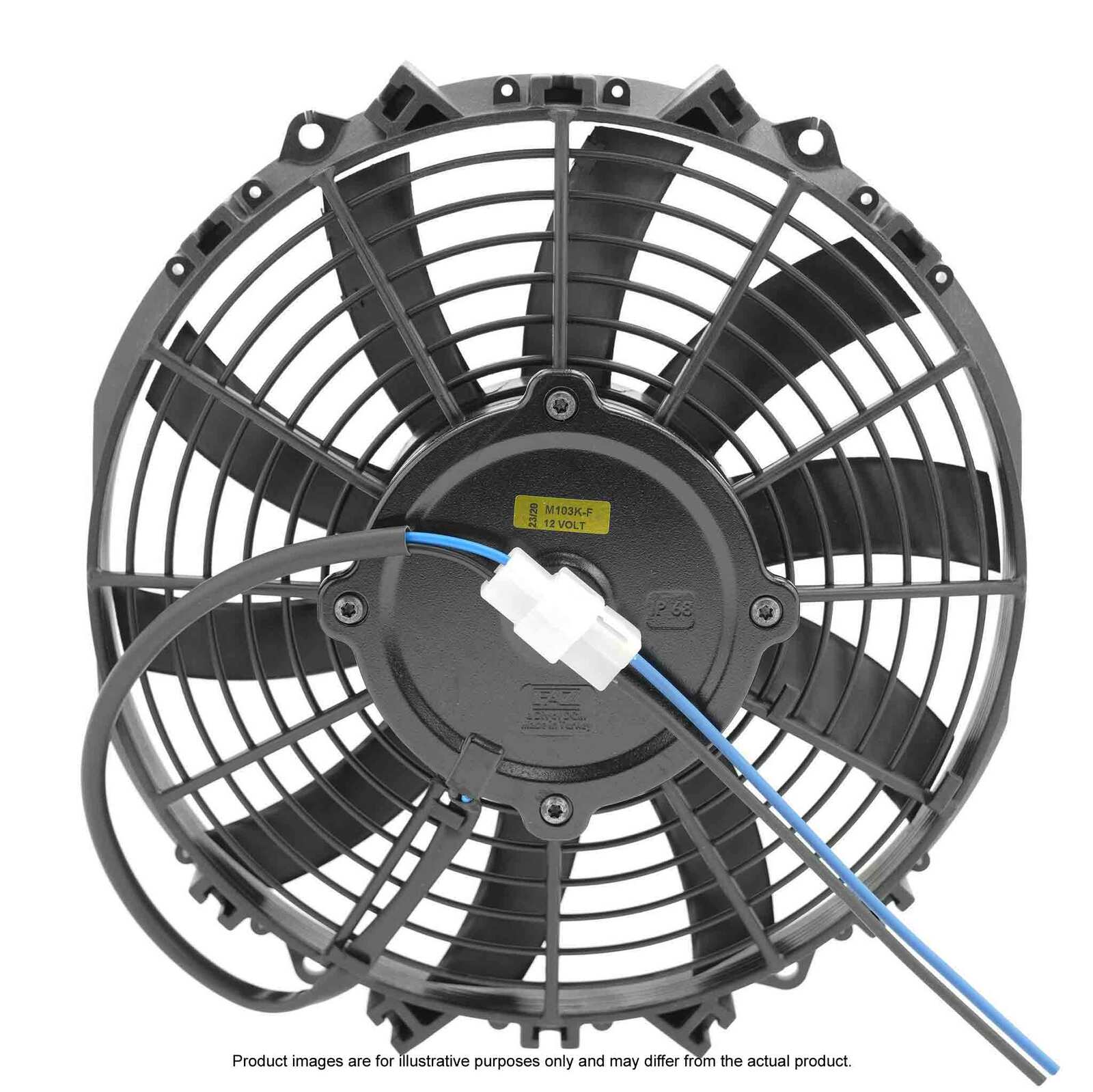 PWR 08" Fan Skew Blade Reversible 12V - 421CFM - 63mm Deep