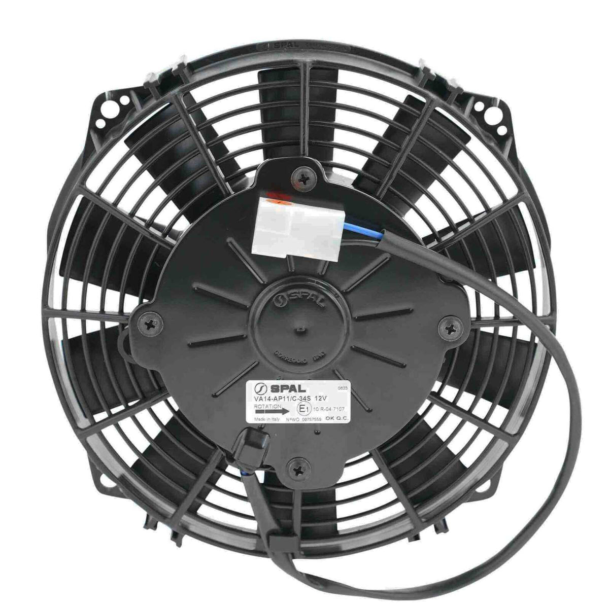PWR 08" Fan Straight Blade Push 12V - 690CFM - 52mm Deep